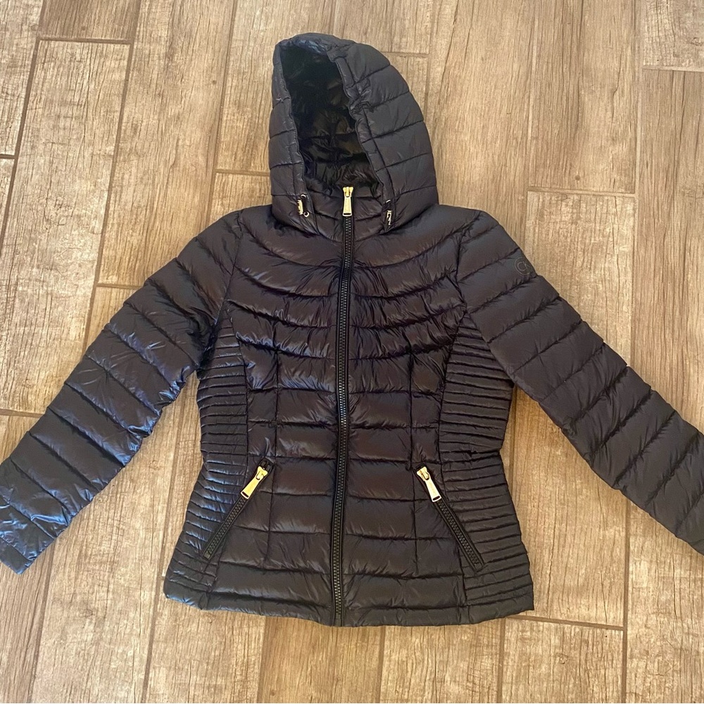 Calvin Klein puffy black jacket